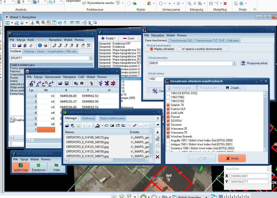 Programy GeoX zgodne z MicroStation Connect Edition!